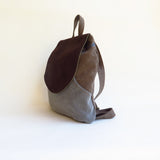 Mustard green small backpack