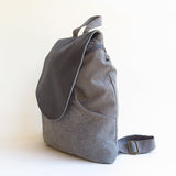 Small gray backpack