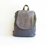 Large green gray backpack