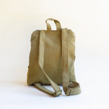 Mustard green small backpack