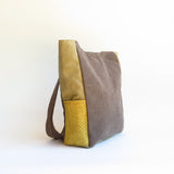 Painted Khaki Tote Bag