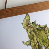 Magnetic wooden rack