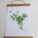 Magnetic wooden rack