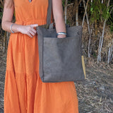 Brown Tote Bag