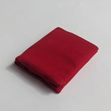 Small red canvas wallet