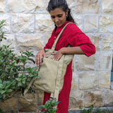 תיק גב קנבס חאקי זית