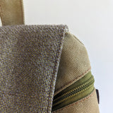 Mustard green small backpack