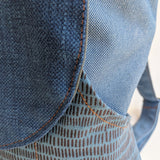 Large blue backpack