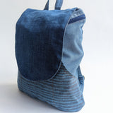 Large blue backpack