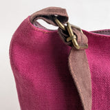 May bag small fuchsia linen