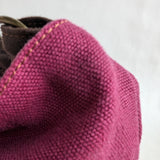 May bag small fuchsia linen