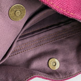 May bag small fuchsia linen