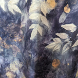 Ecoprint silk scarf 10