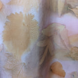 Ecoprint silk scarf 10