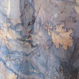 Ecoprint silk scarf 10