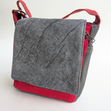 Red gray minimi bag