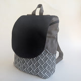Large green gray backpack