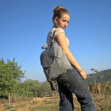 Small gray backpack