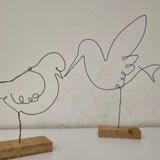 Iron wire sculpture workshop
