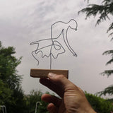 Iron wire sculpture workshop