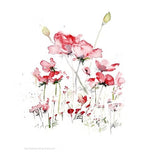 Botanical painting print - bouquets of flowers
