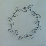 Iron wire wreath