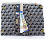 Large diamond gray wallet