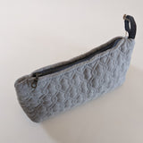 Light gray bathroom bag