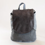 Large gray backpack