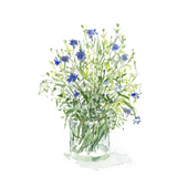 Botanical painting print - bouquets of flowers