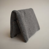 Small gray canvas wallet 