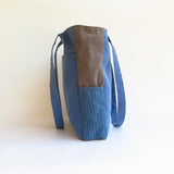 Painted Khaki Tote Bag