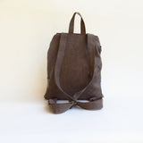 Mustard green small backpack 