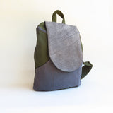 Large green gray backpack 