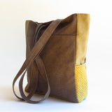 Painted Khaki Tote Bag