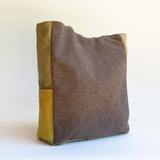 Painted Khaki Tote Bag