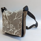 Khaki light gray minimal bag