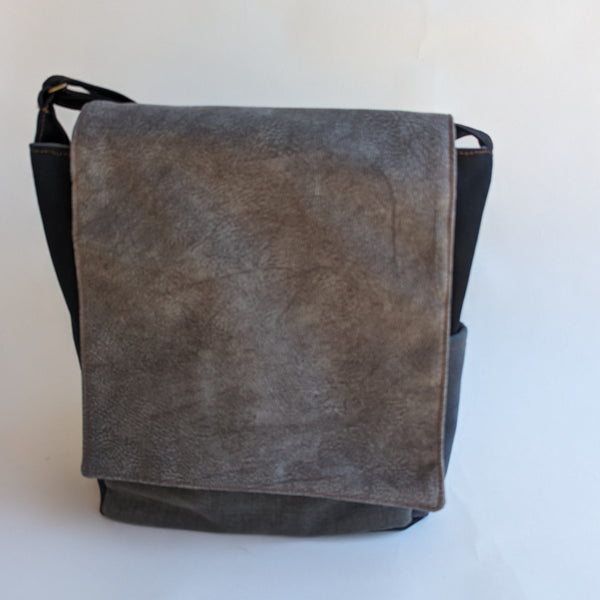Mini gray student bag 