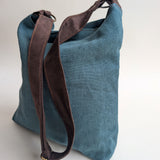 תיק מיי טורקיז פשתן