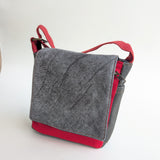 Red gray minimi bag