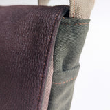 תיק מינימי חום כהה אפור