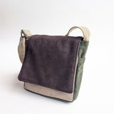 תיק מינימי חום כהה אפור