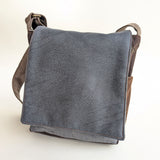 תיק מיני סטודנט אפור חום