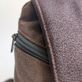 Mustard green small backpack 