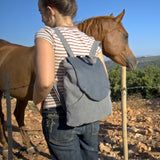 Small gray backpack 