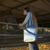 Painted Khaki Tote Bag
