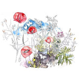 Botanical painting print - bouquets of flowers 