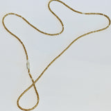 שרשרת אתיופית בראס בצבע זהב